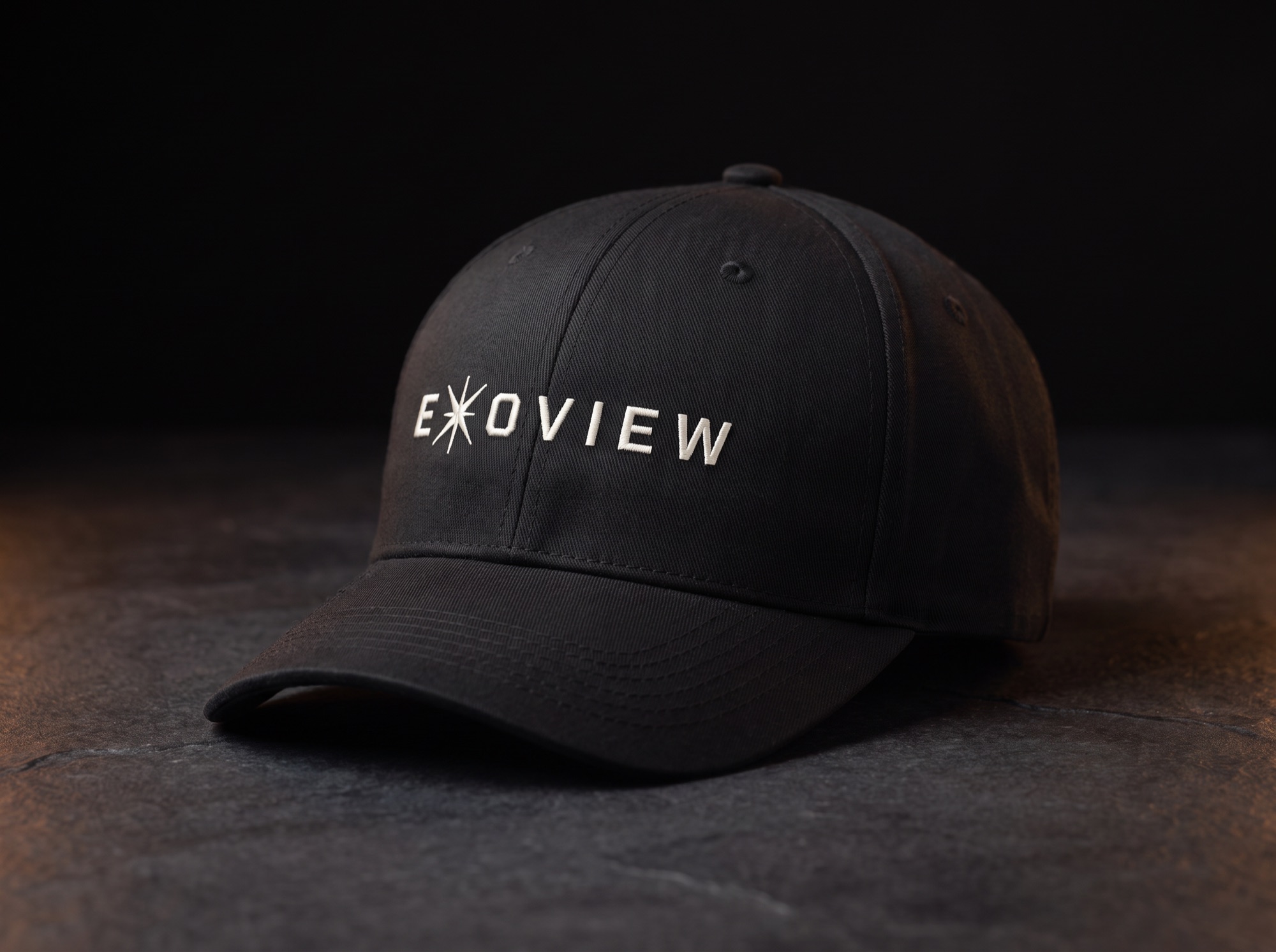 Exo-View cap with the embroidered logotype