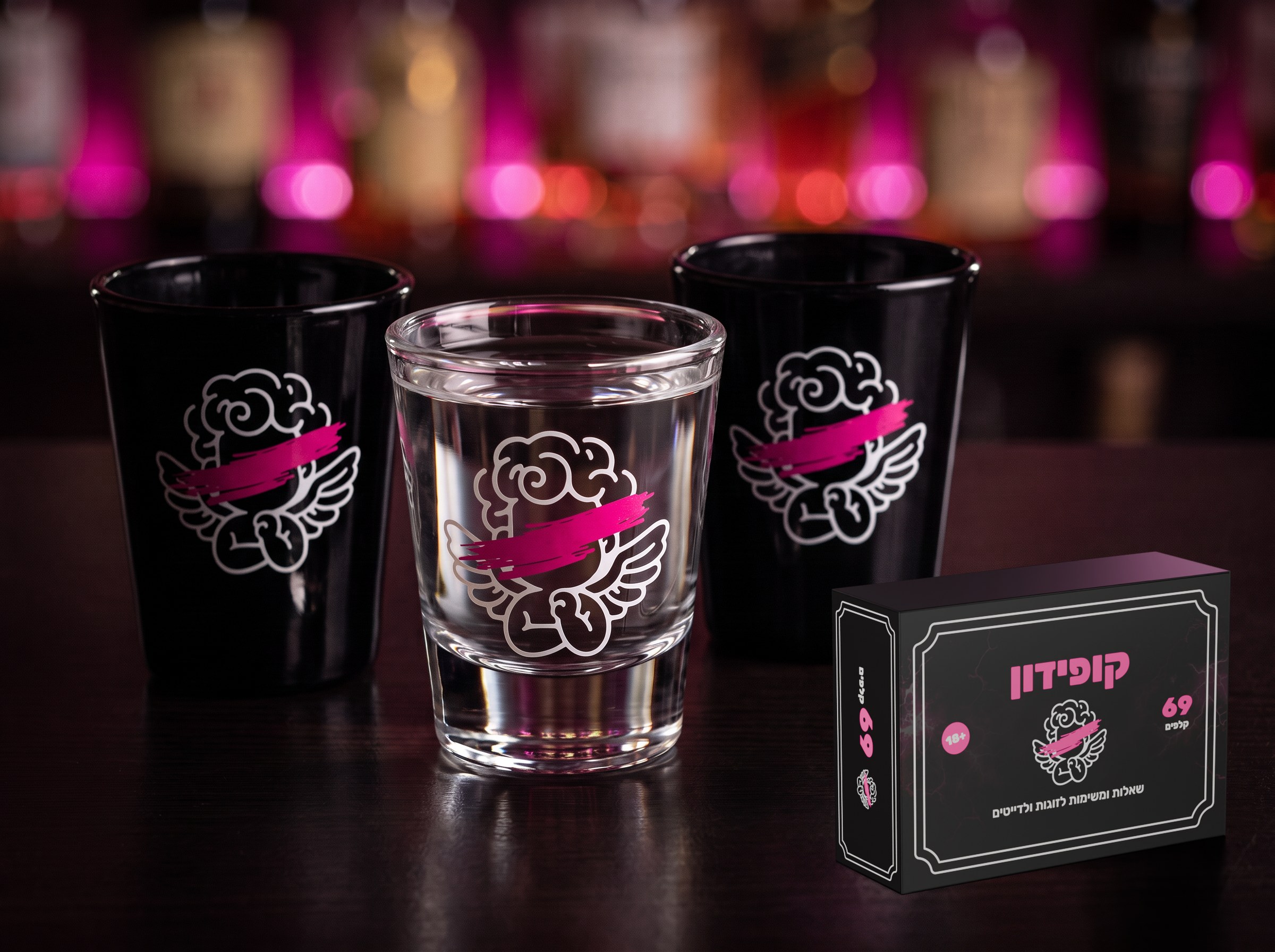 Shot glasses - for when you pass on a card