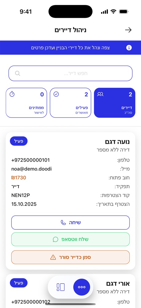 Doodi - The committee's working screens