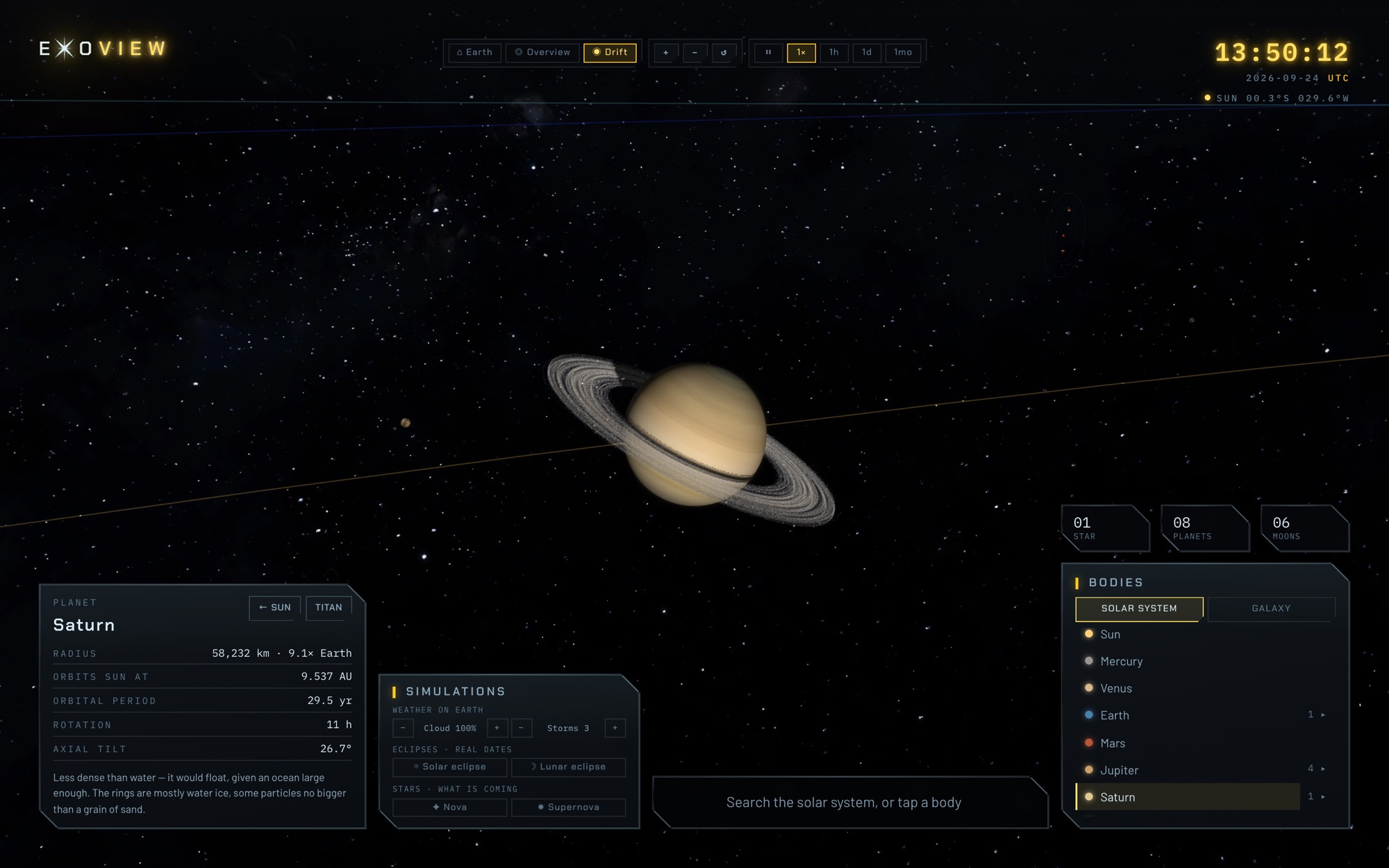 Exo-View - Saturn